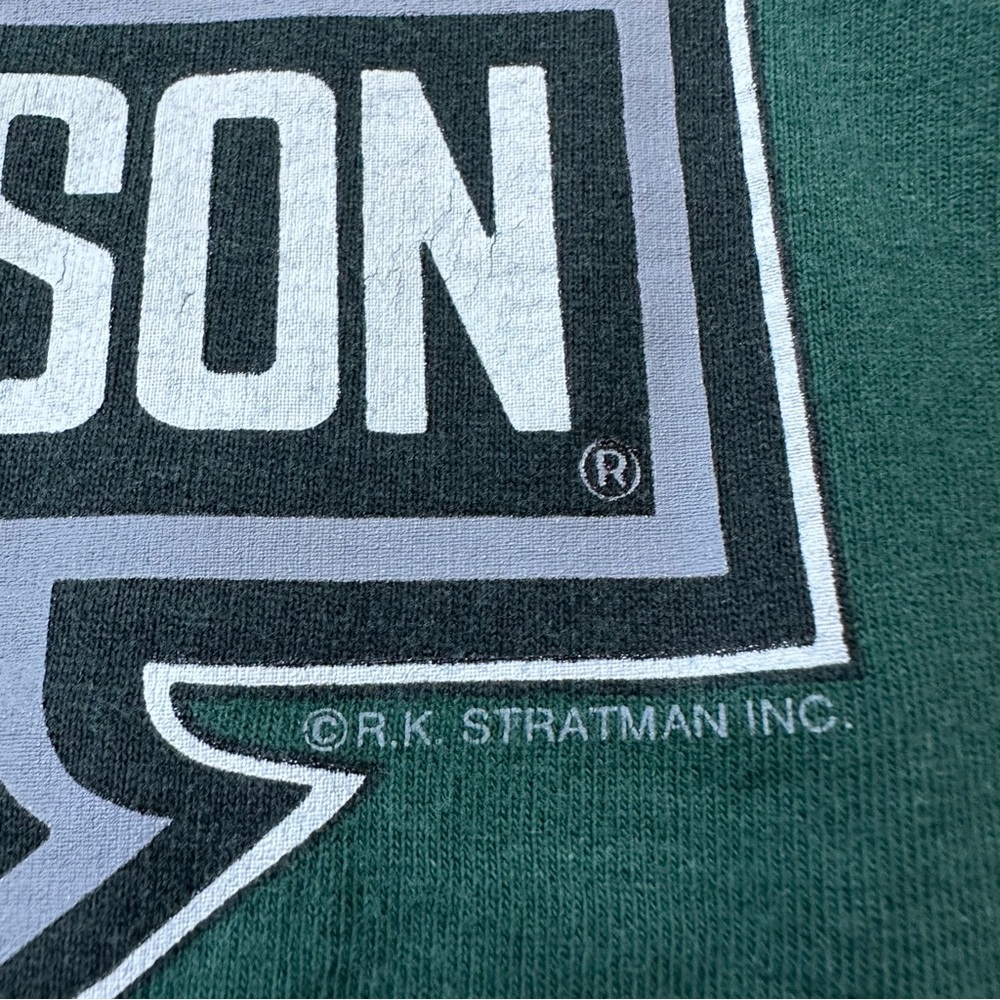 Vintage 1994 Harley Davidson R.K. Stratman eagle talon pocket tee Medium - Picture 4 of 7